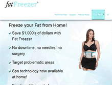Tablet Screenshot of fatfreezer.com